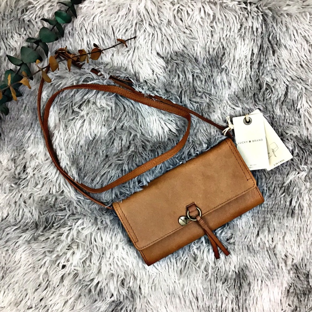 Lucky Brand Leather Crossbody & Wallet
